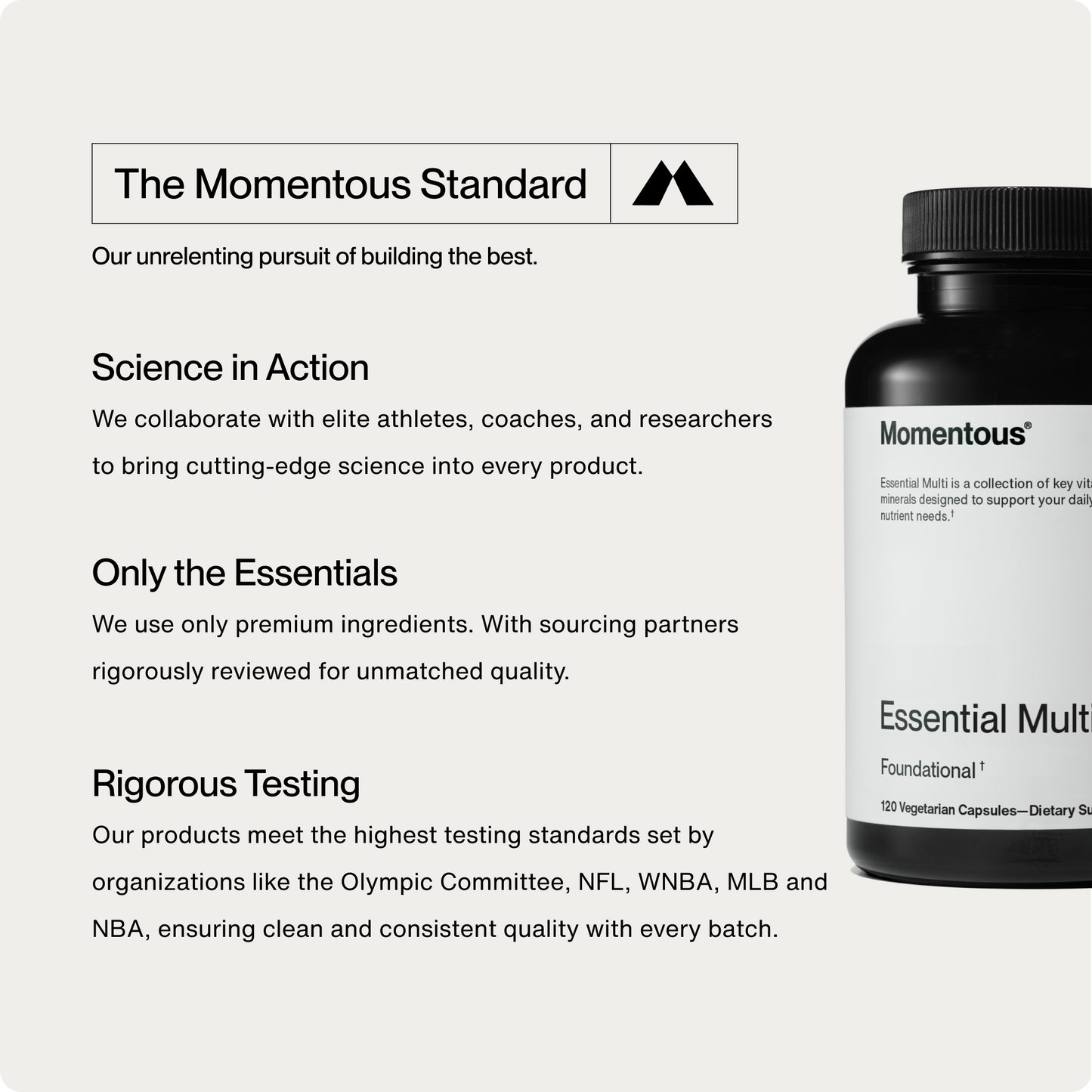Multivitamin - Momentous - The Track and Field Store
