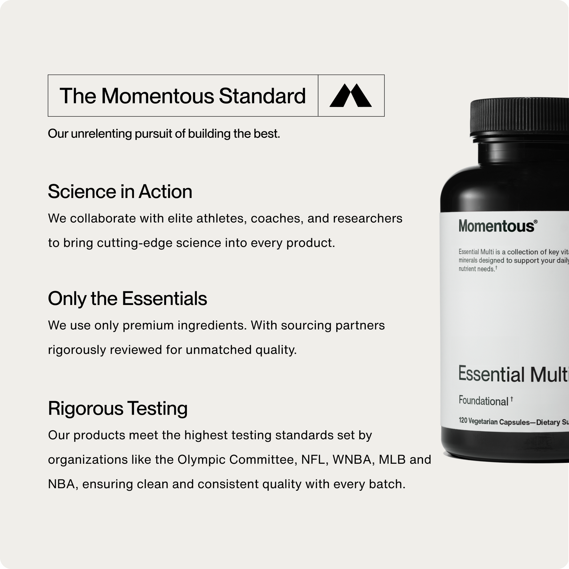 Multivitamin - Momentous - The Track and Field Store
