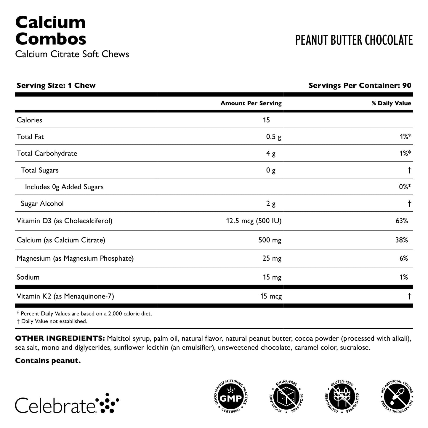 Calcium Citrate Soft Chew Combos - Celebrate Vitamins Celebrate Vitamins