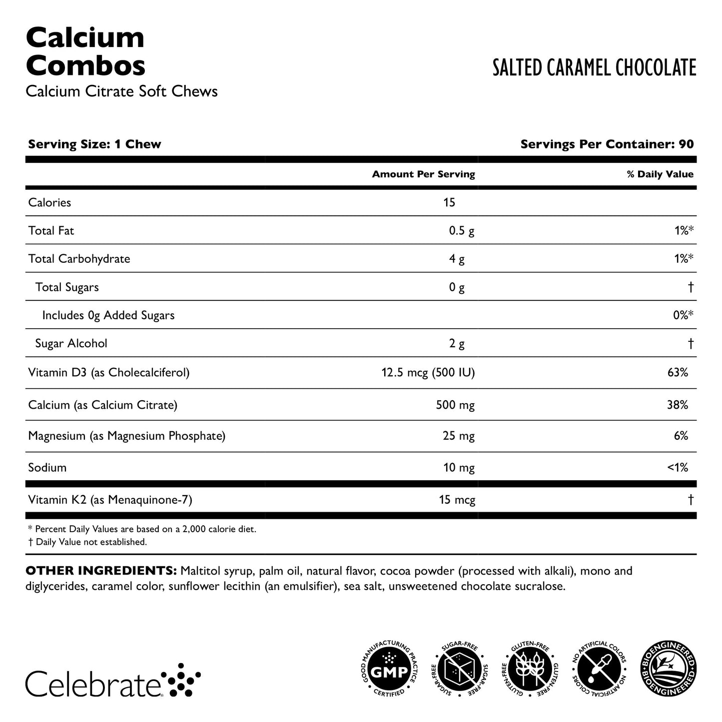 Calcium Citrate Soft Chew Combos - Celebrate Vitamins Celebrate Vitamins