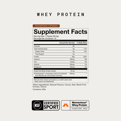 Whey Protein Isolate 10-Travel Packs