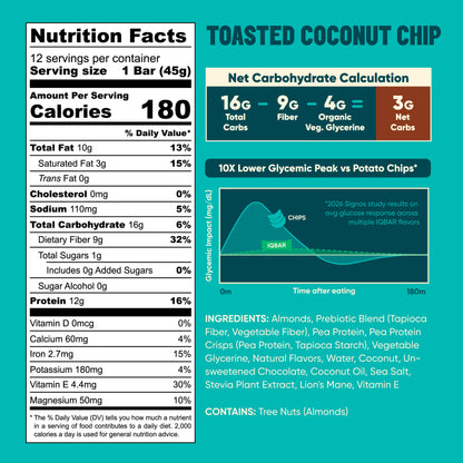 Toasted Coconut Chip (12 Bars)