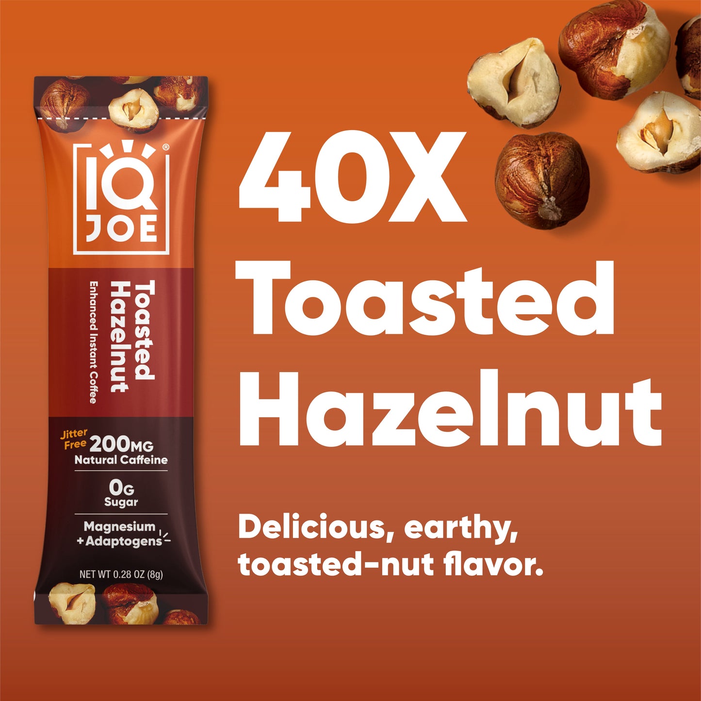 Toasted Hazelnut (40 Sticks) - IQ Bar - The Track and Field Store