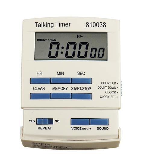 Talking Timer - Sper Scientific