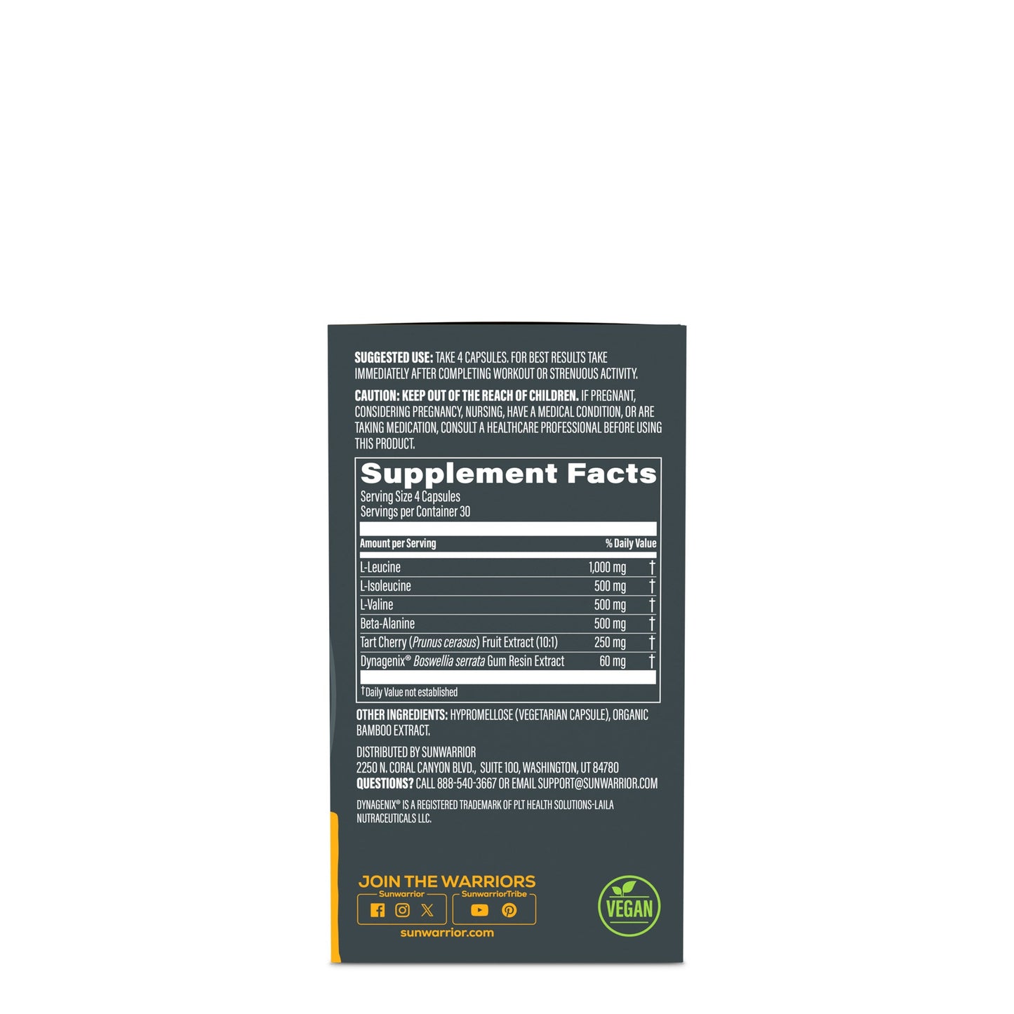 Active Power and Recovery Capsules - SUNWARRIOR