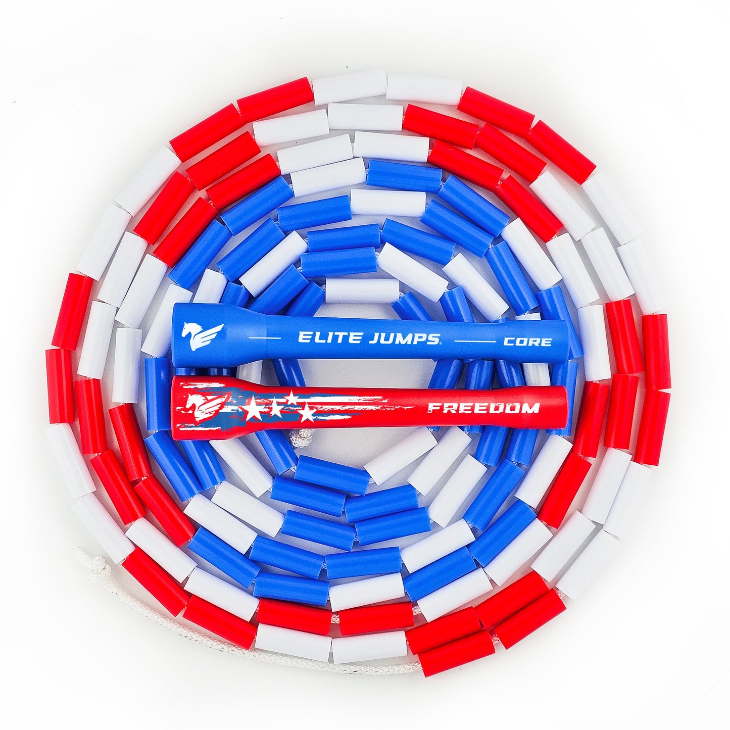 FREEDOM - USA Flag Beaded Jump Rope - Elite Jumps