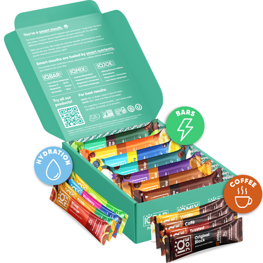Ultimate Sampler (7 Bars + 8 Sticks) - IQ Bar - The Track and Field Store