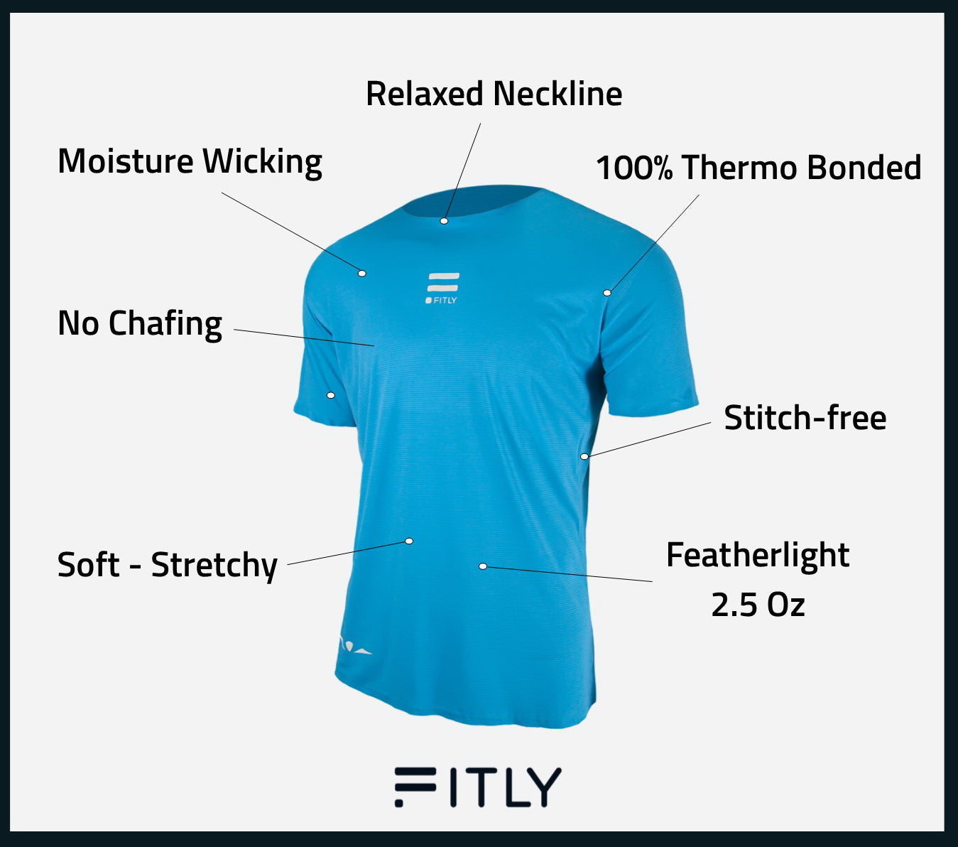 FITLY Ultralight Running Shirt for Men - The Track and Field Store
