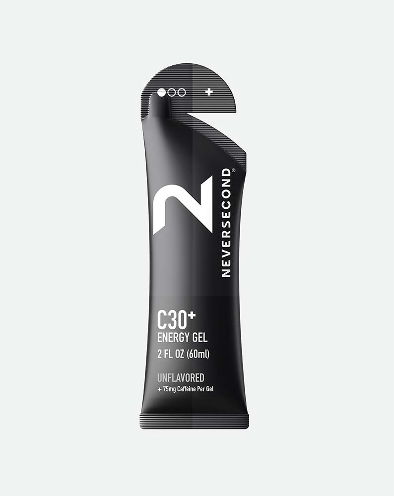 C30+ Unflavored Energy Gel - Neversecond - The Track and Field Store