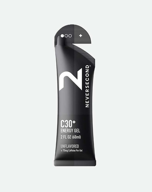 C30+ Unflavored Energy Gel - Neversecond - The Track and Field Store
