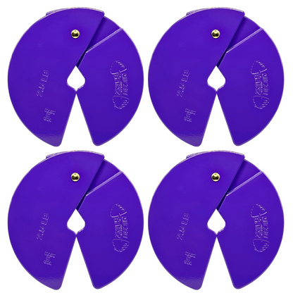 Micro Gainz Purple 2.5LB Dumbbell Fractional Weight Plates - The Track and Field Store