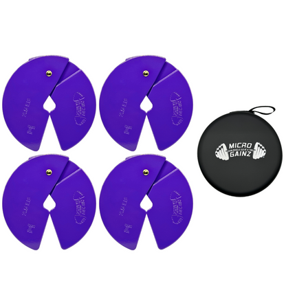 Micro Gainz Purple 2.5LB Dumbbell Fractional Weight Plates - The Track and Field Store