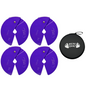 Micro Gainz Purple 2.5LB Dumbbell Fractional Weight Plates - The Track and Field Store