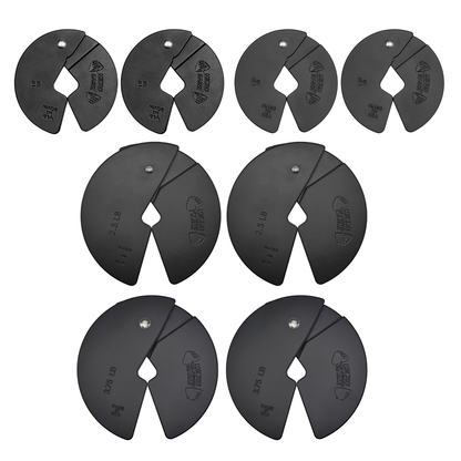 Micro Gainz Quad Pack of 1LB, 1.25LB, 2.5LB, & 3.75LB Dumbbell Fractional Weight Plates