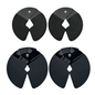Micro Gainz Double Pack of PVC Dip Coated 1.25LB & 2.5LB Dumbbell Fractional Weight Plates - The Track and Field Store