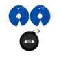 Micro Gainz Blue 1.25LB Dumbbell Fractional Weight Plates - The Track and Field Store