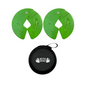 Green 1.25LB Dumbbell Fractional Weight Plates - Micro Gainz - The Track and Field Store