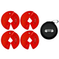 Red 1.25LB Dumbbell Fractional Weight Plates - Micro Gainz - The Track and Field Store