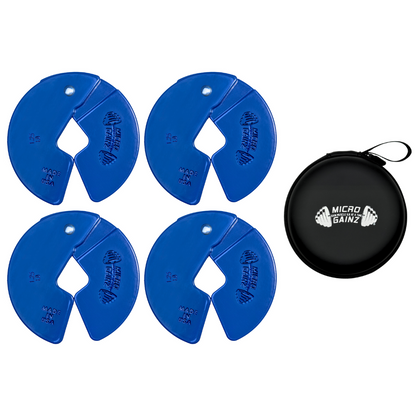 Micro Gainz Blue 1.25LB Dumbbell Fractional Weight Plates - The Track and Field Store