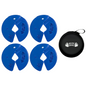 Micro Gainz Blue 1.25LB Dumbbell Fractional Weight Plates - The Track and Field Store