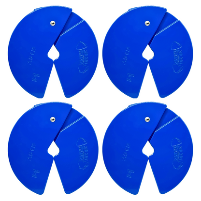 Micro Gainz Blue 2.5LB Dumbbell Fractional Weight Plates - The Track and Field Store