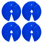 Micro Gainz Blue 2.5LB Dumbbell Fractional Weight Plates - The Track and Field Store