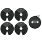 Micro Gainz PVC Dip Coated 1.25LB Dumbbell Fractional Weight Plates - The Track and Field Store
