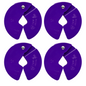 Micro Gainz Purple 1.25LB Dumbbell Fractional Weight Plates - The Track and Field Store