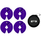 Micro Gainz Purple 1.25LB Dumbbell Fractional Weight Plates - The Track and Field Store