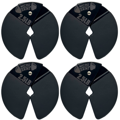 Micro Gainz PVC Dip Coated 2.5LB Dumbbell Fractional Weight Plates - The Track and Field Store