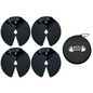 Micro Gainz PVC Dip Coated 2.5LB Dumbbell Fractional Weight Plates - The Track and Field Store