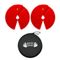 Micro Gainz Red 2.5LB Dumbbell Fractional Weight Plates - The Track and Field Store