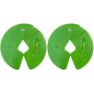Green 1.25LB Dumbbell Fractional Weight Plates - Micro Gainz - The Track and Field Store