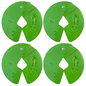 Green 1.25LB Dumbbell Fractional Weight Plates - Micro Gainz - The Track and Field Store