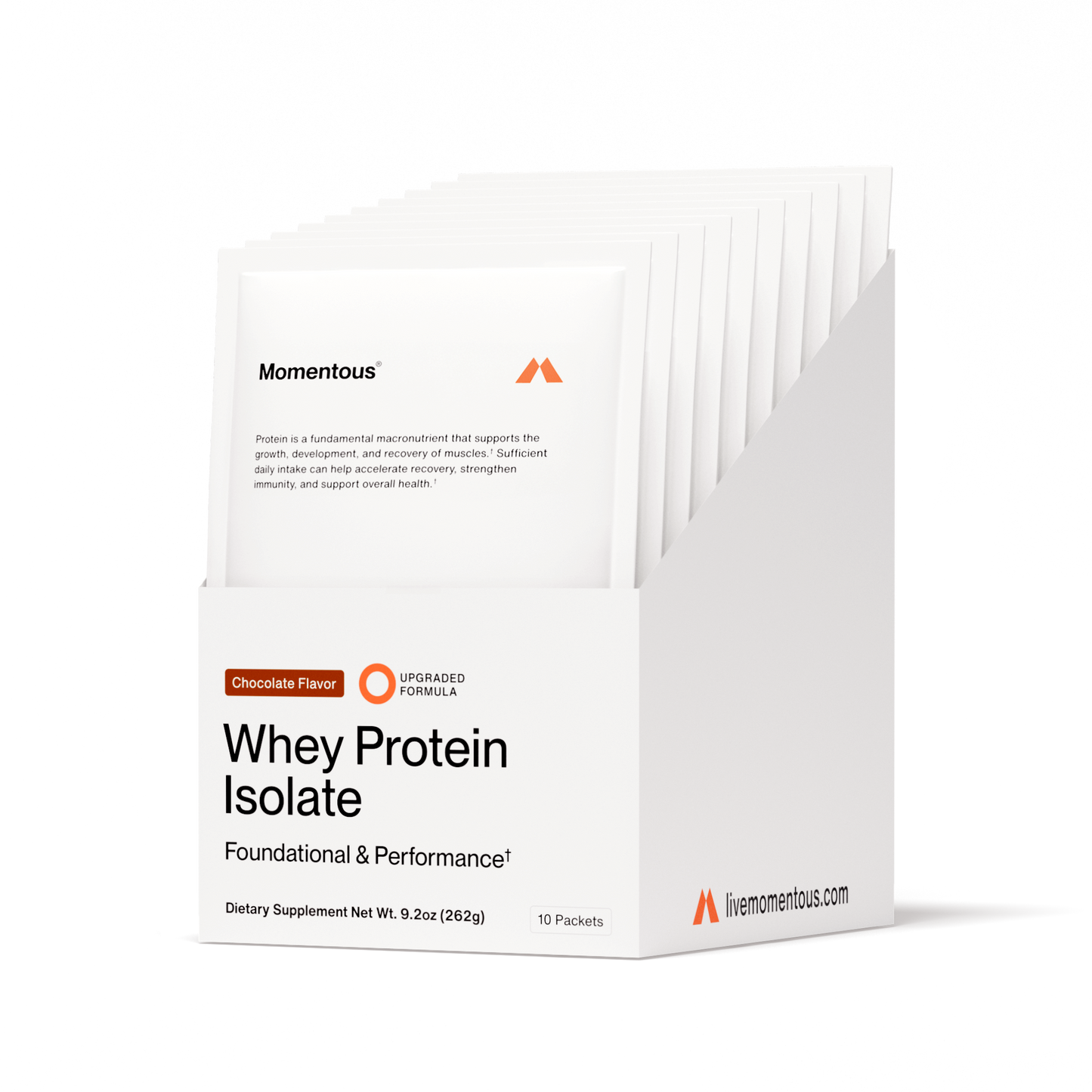 Grass-Fed Whey Protein 10-Travel Packs - Momentous