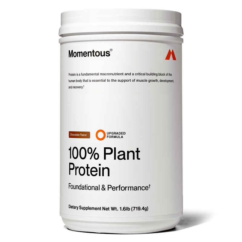 100% Plant Protein Powder - Momentous - The Track and Field Store