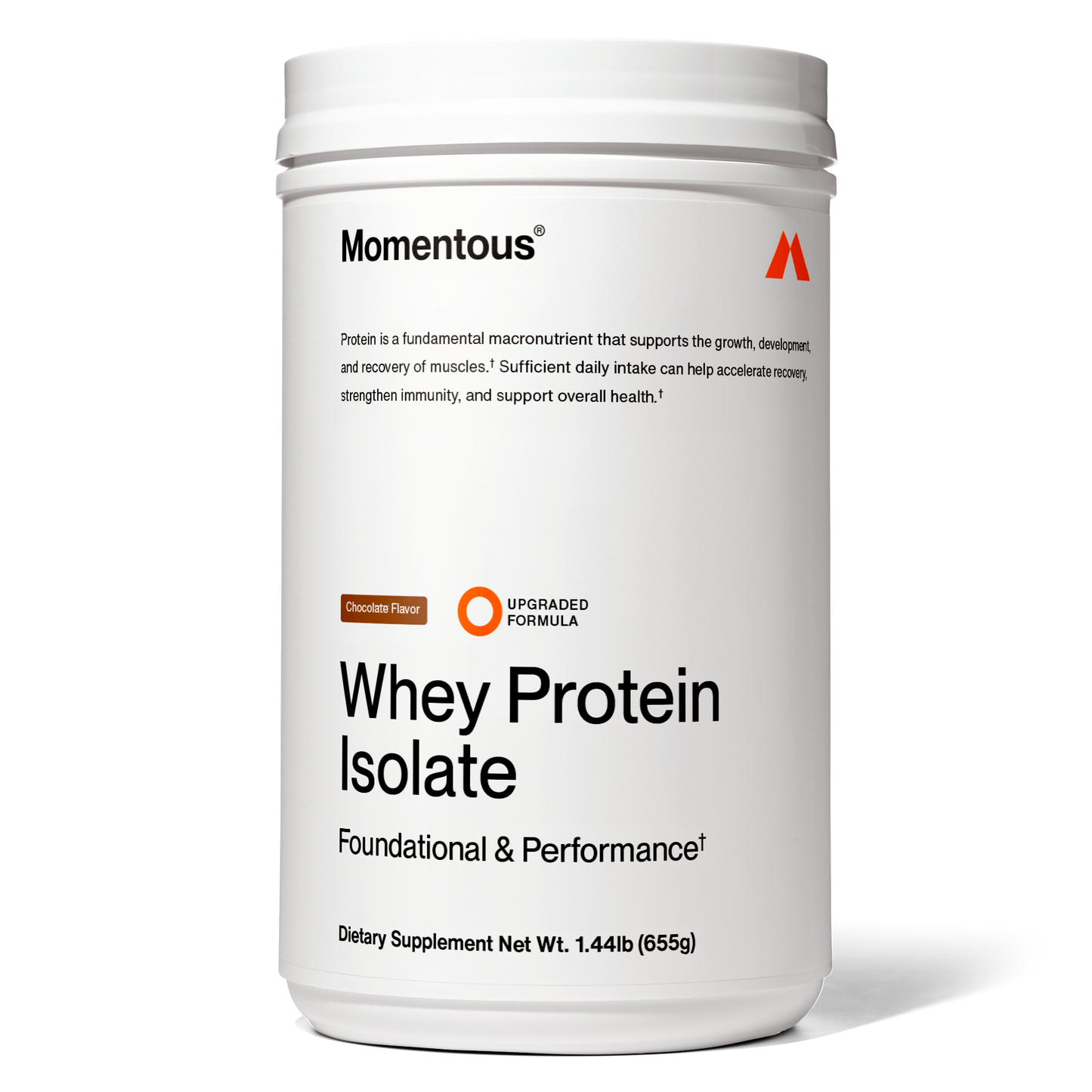 Grass-Fed Whey Protein Isolate Powder - Momentous - The Track and Field Store