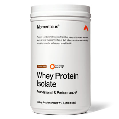 Grass-Fed Whey Protein Isolate Powder - Momentous - The Track and Field Store