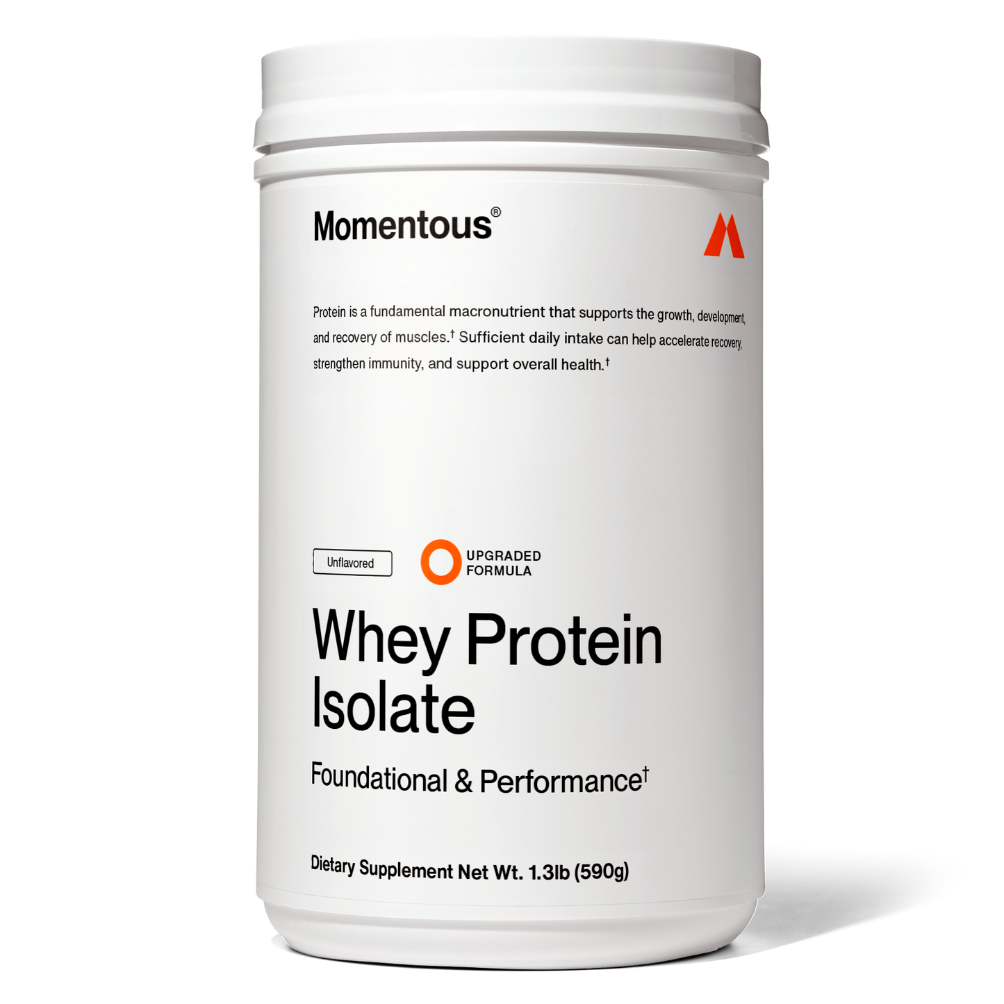 Grass-Fed Whey Protein Isolate Powder - Momentous - The Track and Field Store