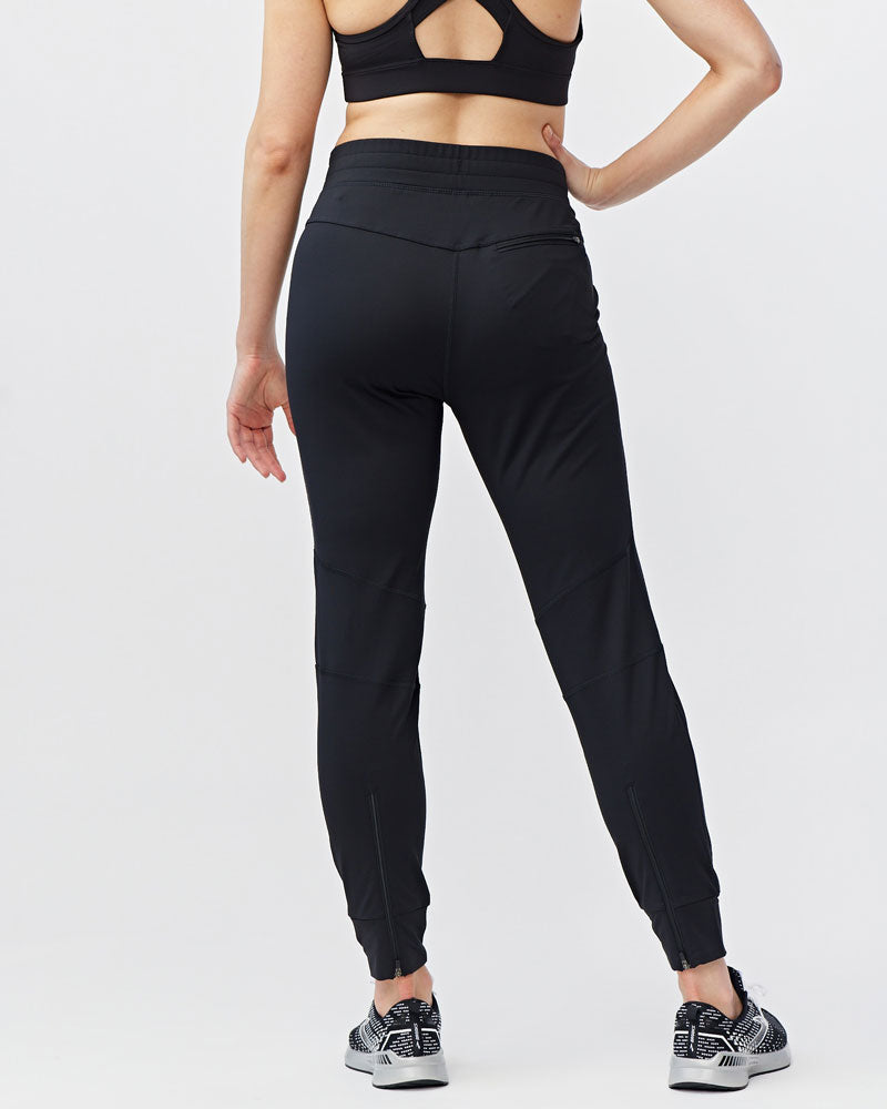 Valia Women's Black Jogger Pants Goal Five
