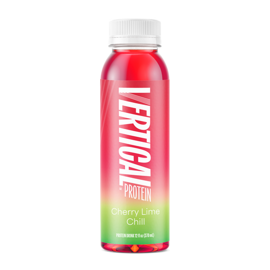 Cherry Lime Chill Protein Water - 12 Pack - Vertical Protein - The Track and Field Store