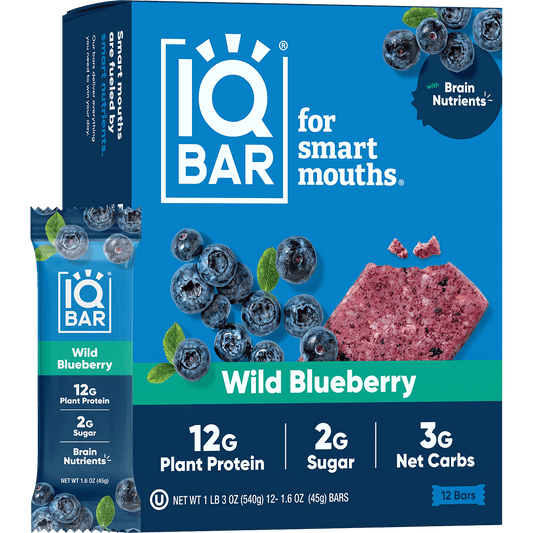 Wild Blueberry (12 Bars) - IQ Bar - The Track and Field Store