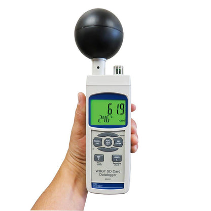 Wet Bulb Globe Heat Stress Meter SD Card Logger - Sper Scientific