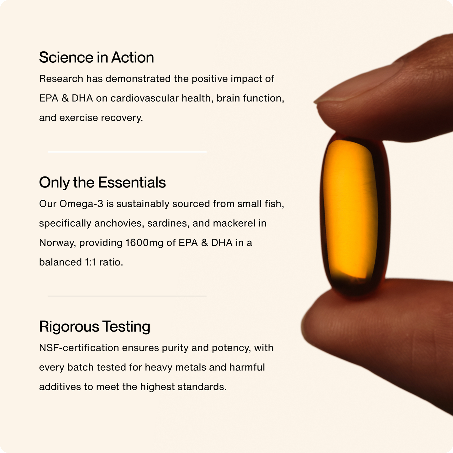 Omega-3 Travel Packs - Momentous - The Track and Field Store