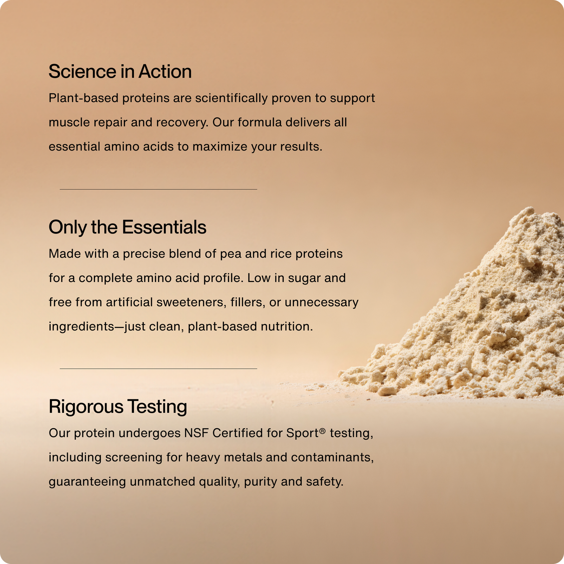 100% Plant Protein Powder - Momentous - The Track and Field Store