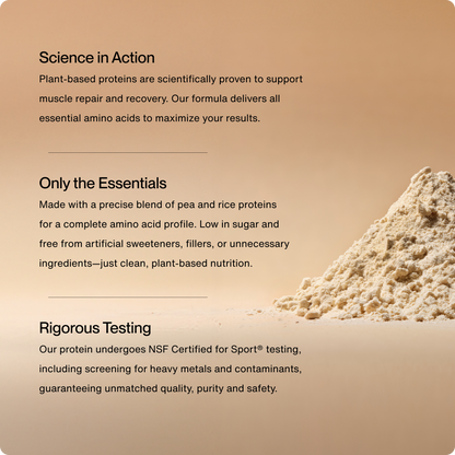 100% Plant Protein Powder - Momentous - The Track and Field Store