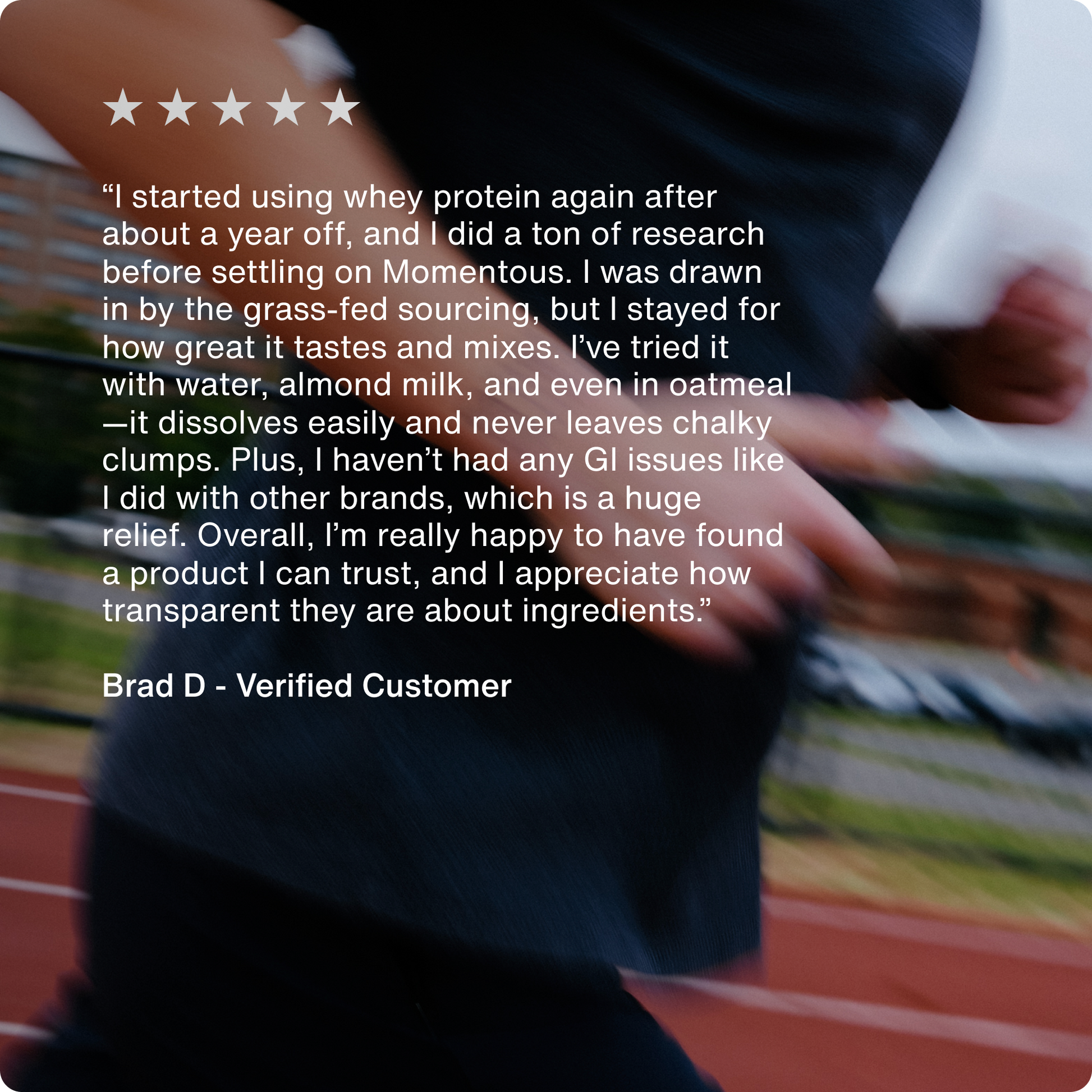 Grass-Fed Whey Protein Isolate Powder - Momentous - The Track and Field Store