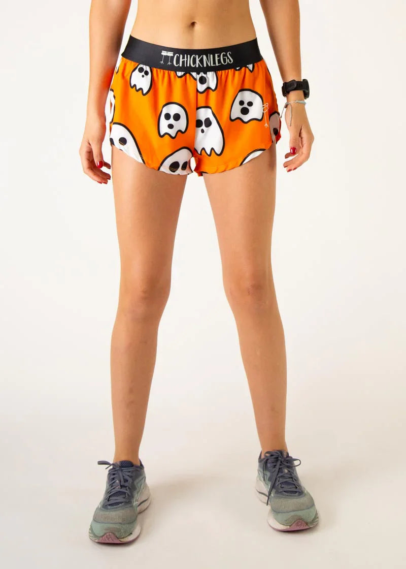 Women's Ghosts 1.5" Split Shorts - ChicknLegs