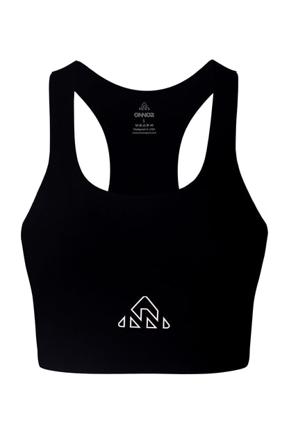 Women's Black PRO Running Top - ONNOR