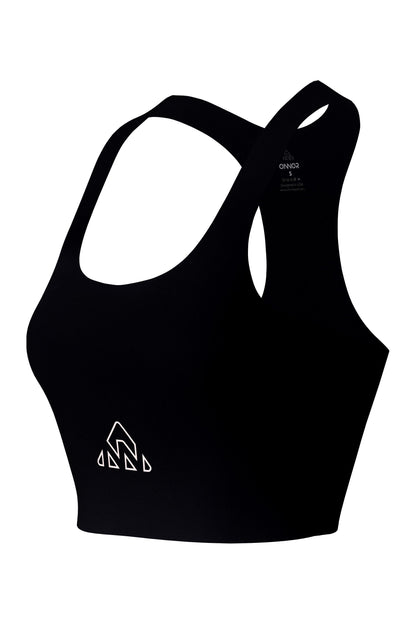 Women's Black PRO Running Top - ONNOR